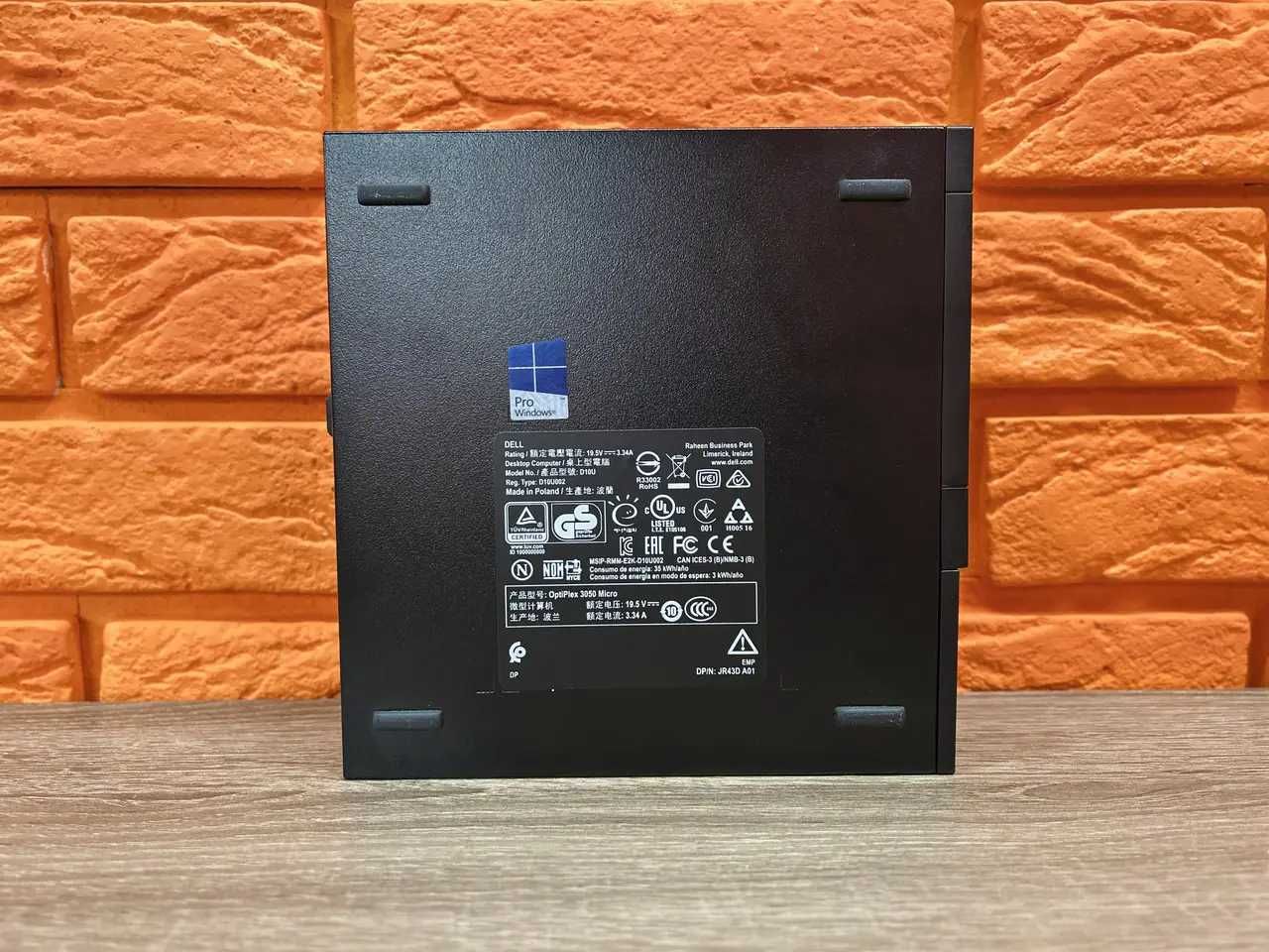 Dell Optiplex 3050 Micro/ i5-7500T/8 /256 SSD/HD Graphics 630/ 1 рік