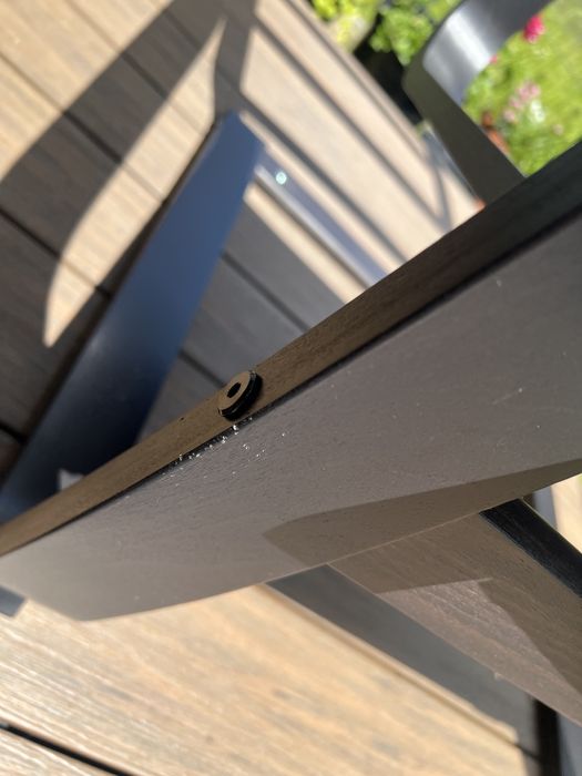 Fotel z podnóżkiem IKEA z wymienioną tapicerką
