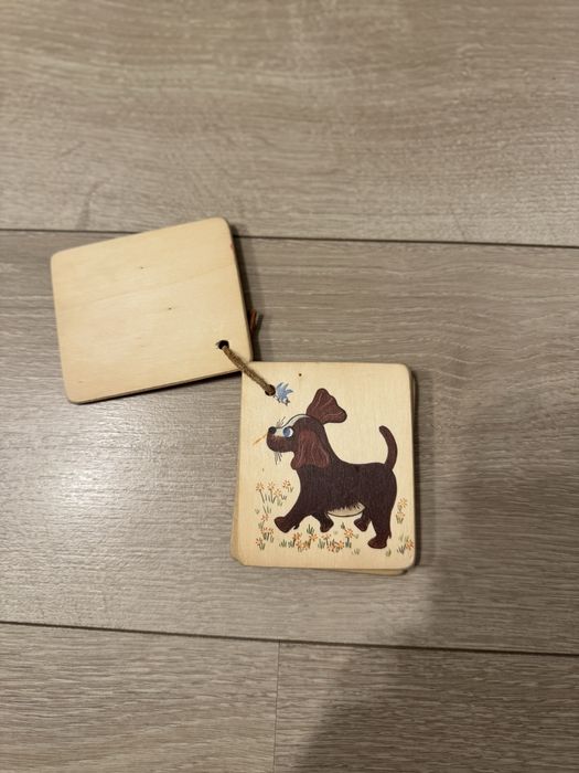 Drewniane układanki dla dzieci + gratis Pluszowy Słoń