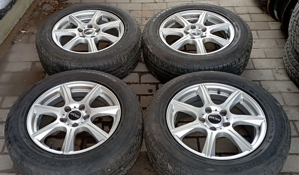 Koła Alu,Opony,5x114,3,R16,Nissan Juke,Qashqai, X-Trail 215/60/16 LATO