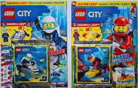 3 nowe LEGO CITY Nurek policjant + nurek skuter+ gratis ASTRONAUTA