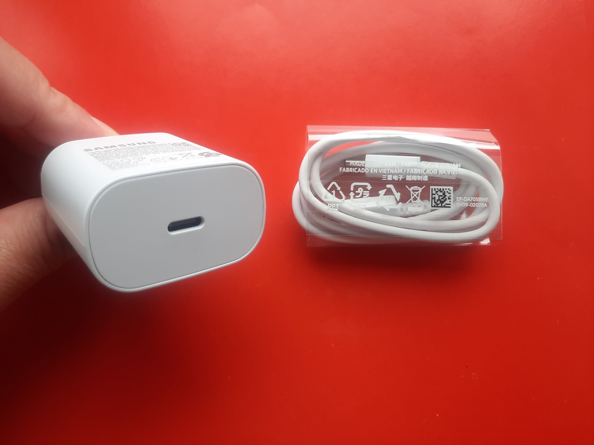 Супер швидка зарядка Оригінал Samsung 25W Блок + Кабель Type-C