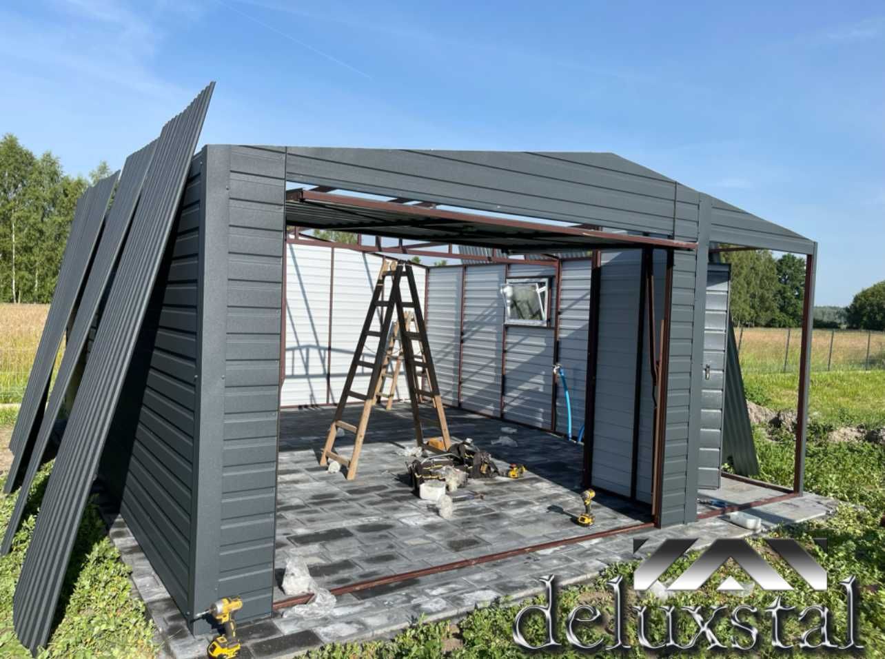 Garaze blaszane garaz hala wiata 5x6,6x5,6x6
