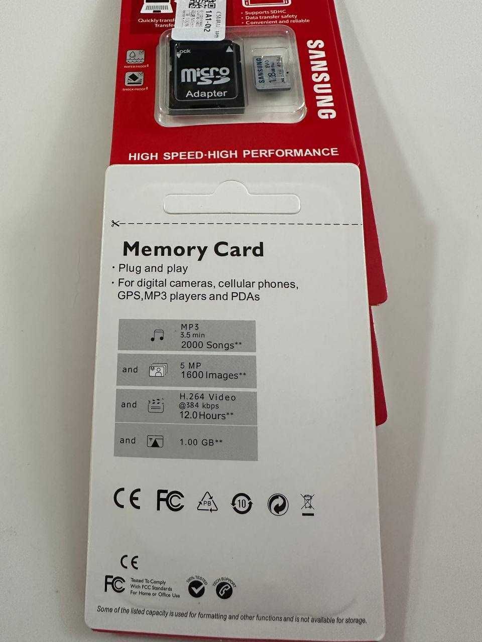 Карта пам'яті microSDHC 128Gb + SD-адаптер