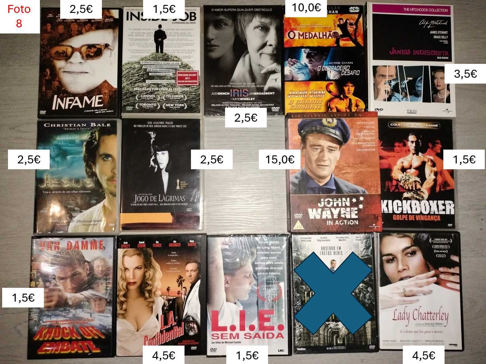 Coleção Filmes DVD com Vários Preços - Parte 3