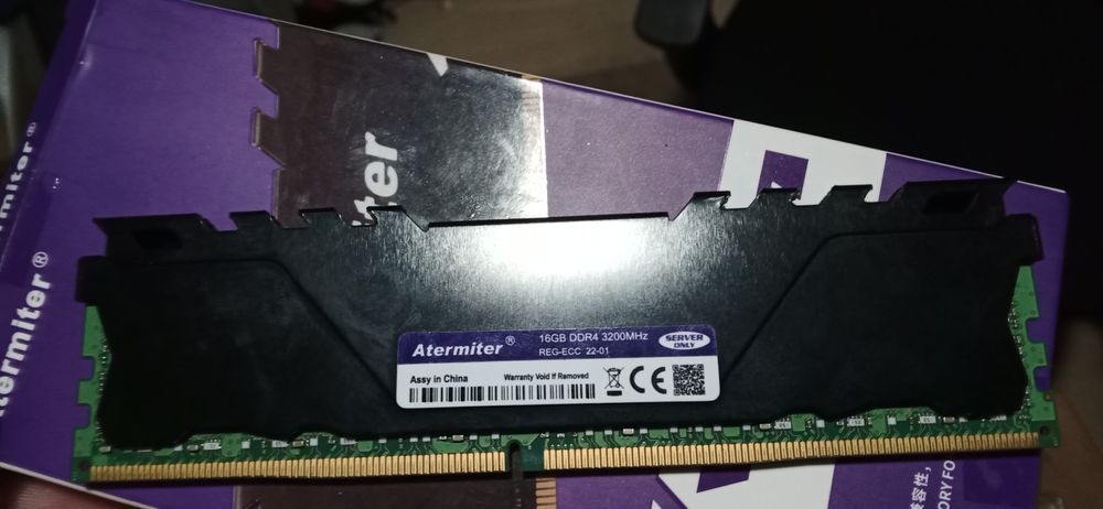 Memória ddr4 16gb 3200 ecc servidor
