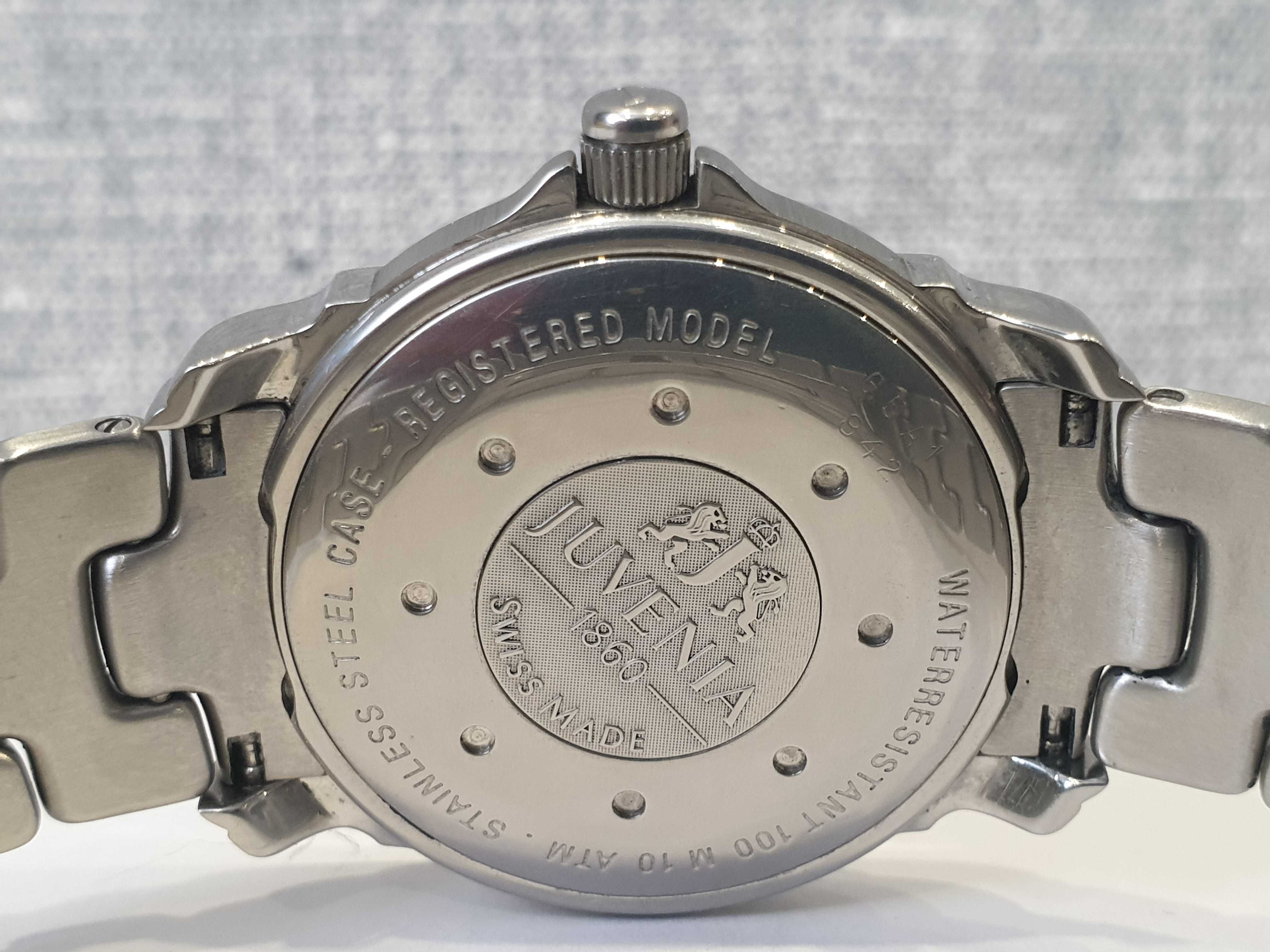 Чоловічий годинник Juvenia 1860 Automatic Swiss Made 100m 36mm 2892-A2