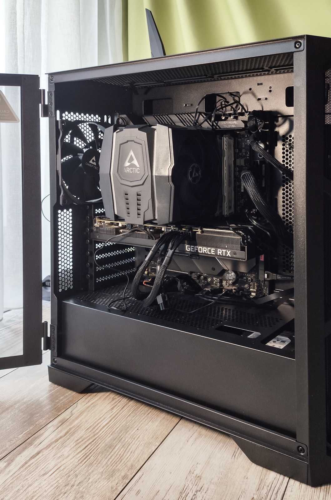 Mocny komputer Ryzen Threadripper 2970WX / RTX 3080 Ti / RAM 64 GB
