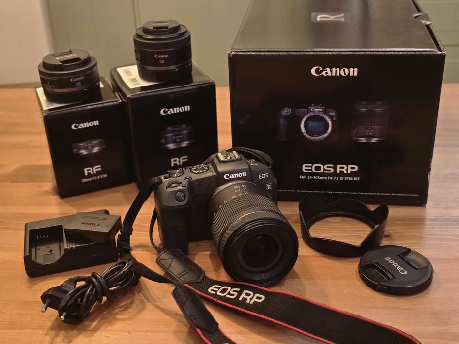 Canon EOS RP + 3 obiektywy RF – zestaw idealny do półzawodowej pracy!