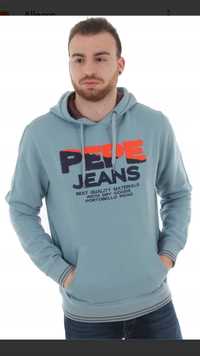 Pepe Jeans London bluza kangurka unisex męska damska z kapturem L nowa