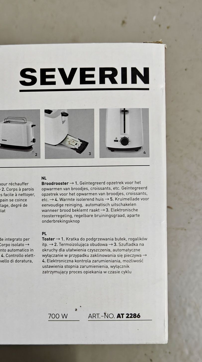 Nowy toster Severin