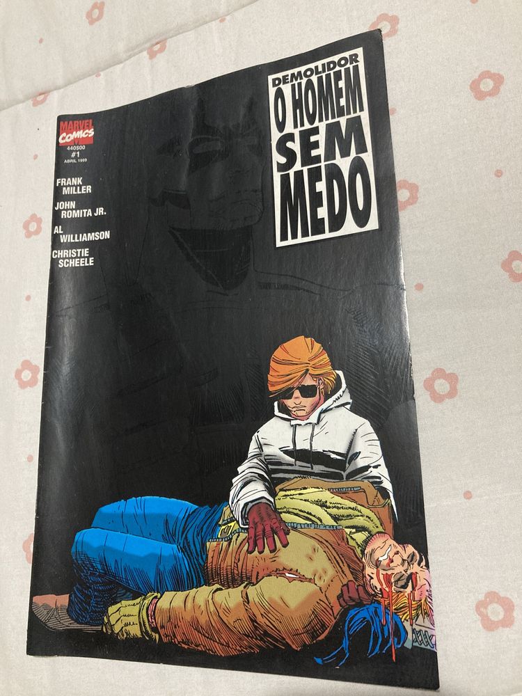 BD Homem Demolidor 1999 5 volumes