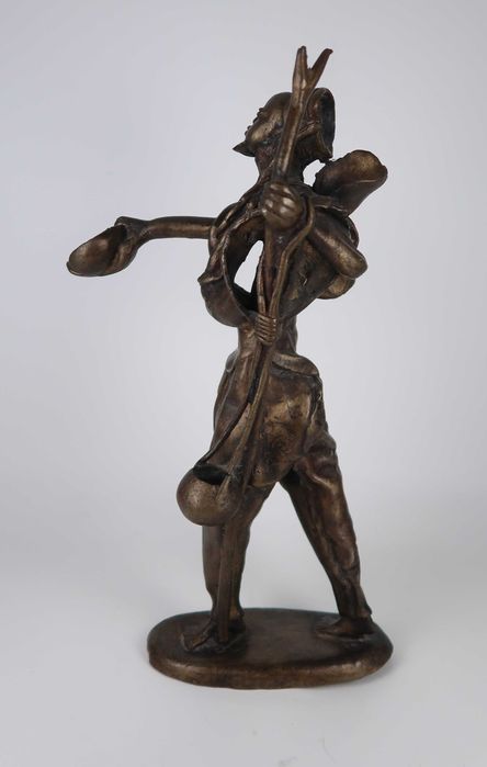 Escultura em bronze - Mendigo do Norte de África - 32 cm