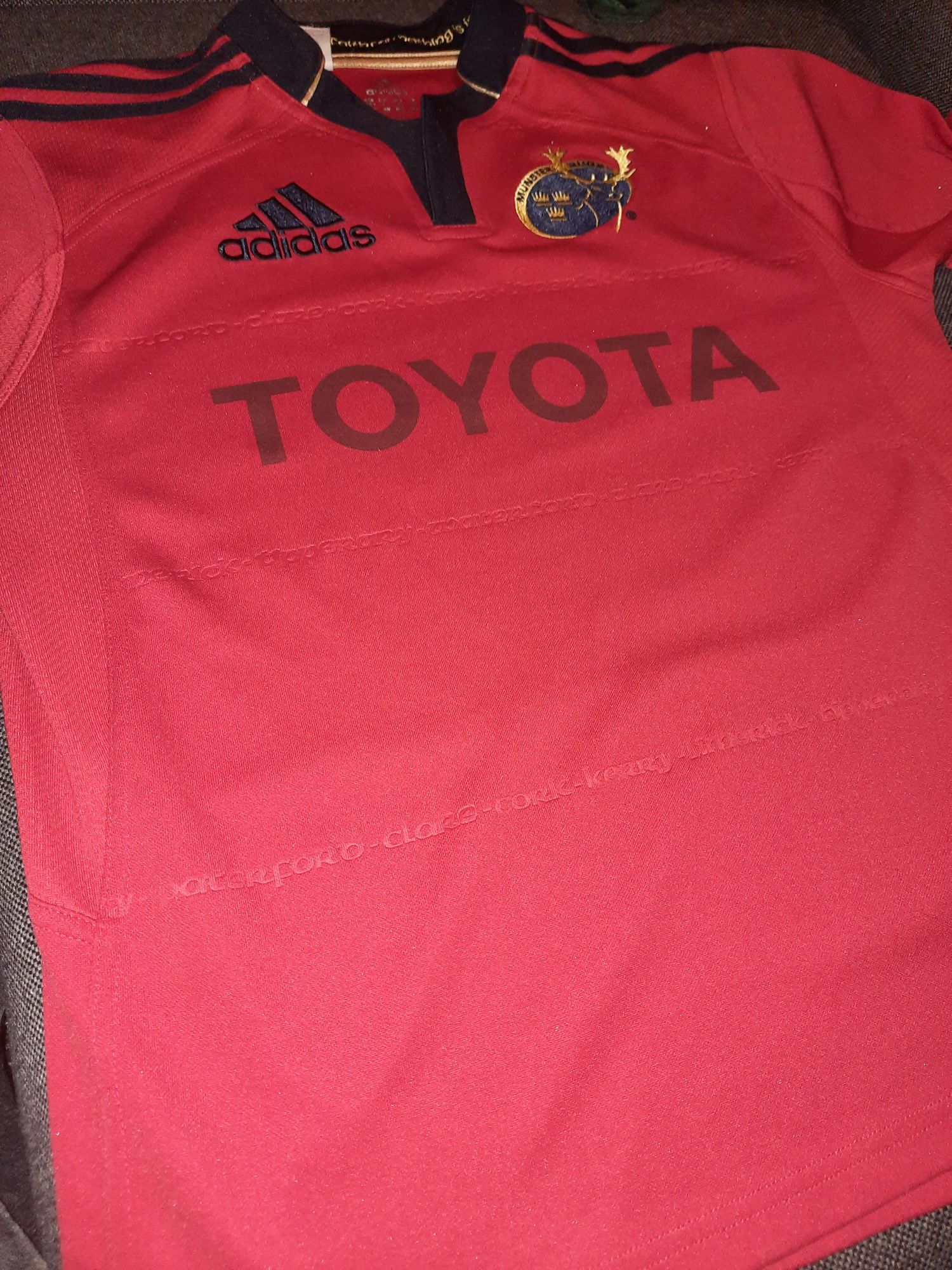 koszulka rugby Munster Rugby, adidas, Toyota