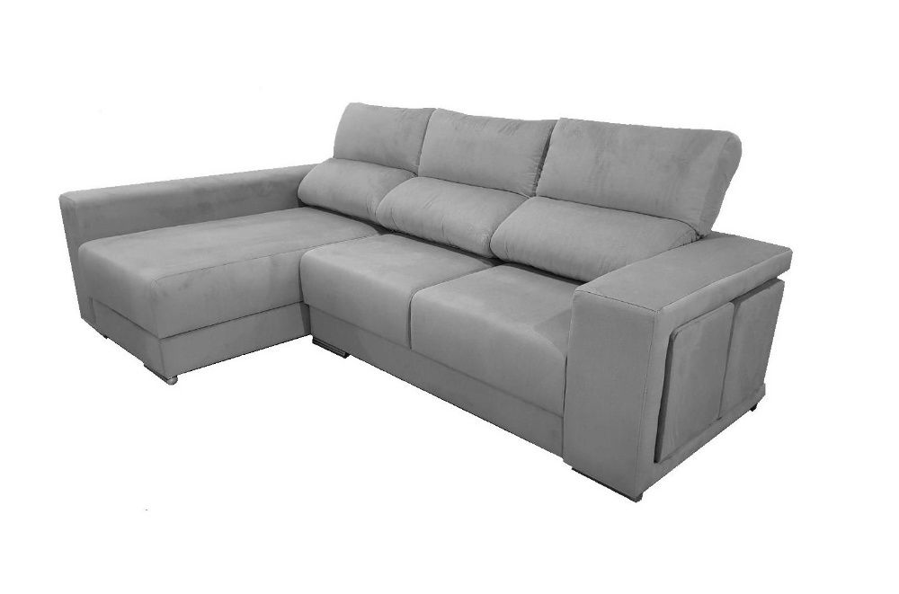 Sofa Chaiselong Bau Elevatorio + 2 PUFFS NOVO - FABRICA