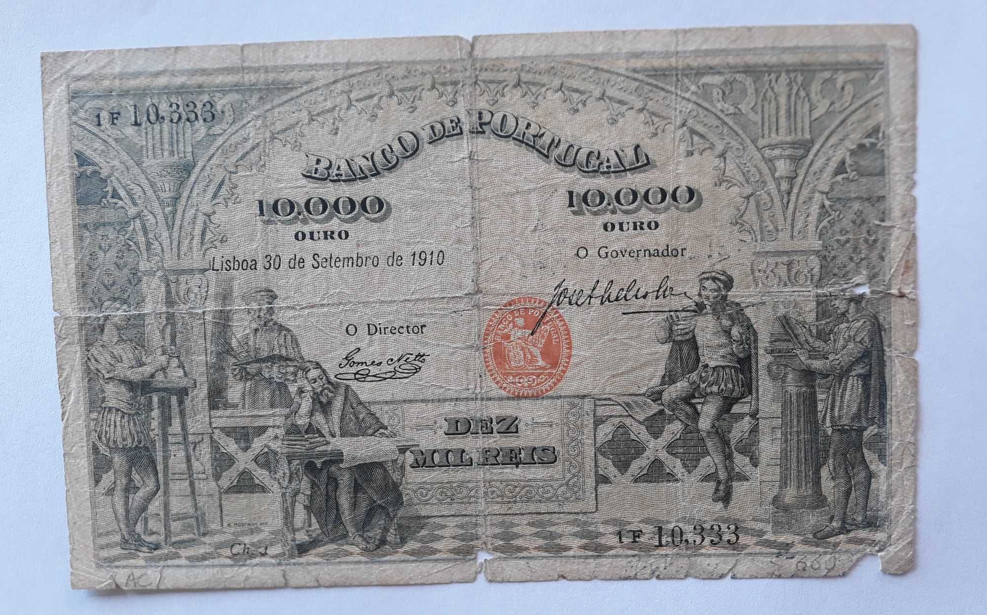 Nota 10.000 reis 1910