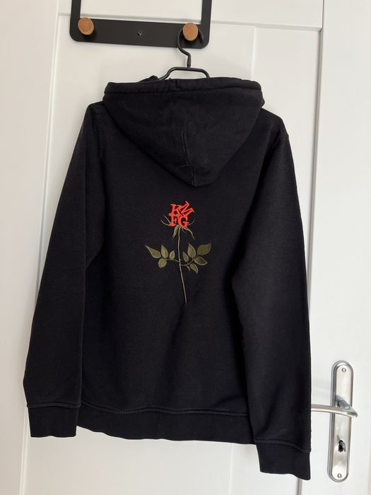 czarna bluza z kapturem Kamuflage S