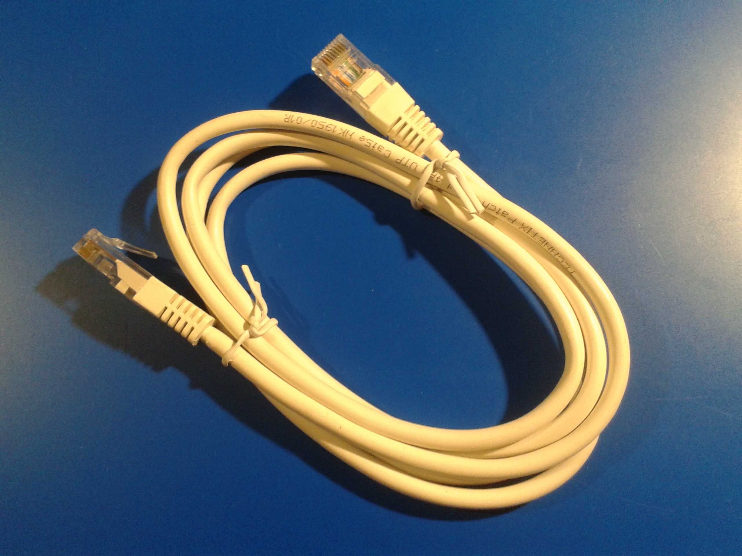 Kabel przewód sieciowy LAN ethernet skrętka 1.5m RJ45