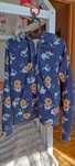 Ocieplana bluza z kapturem w kwiaty cubus L