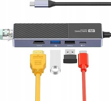 HUB adapter koncentrarora USB C USB C PD 60 W 5 GB/S SAN ZANG MASTER
