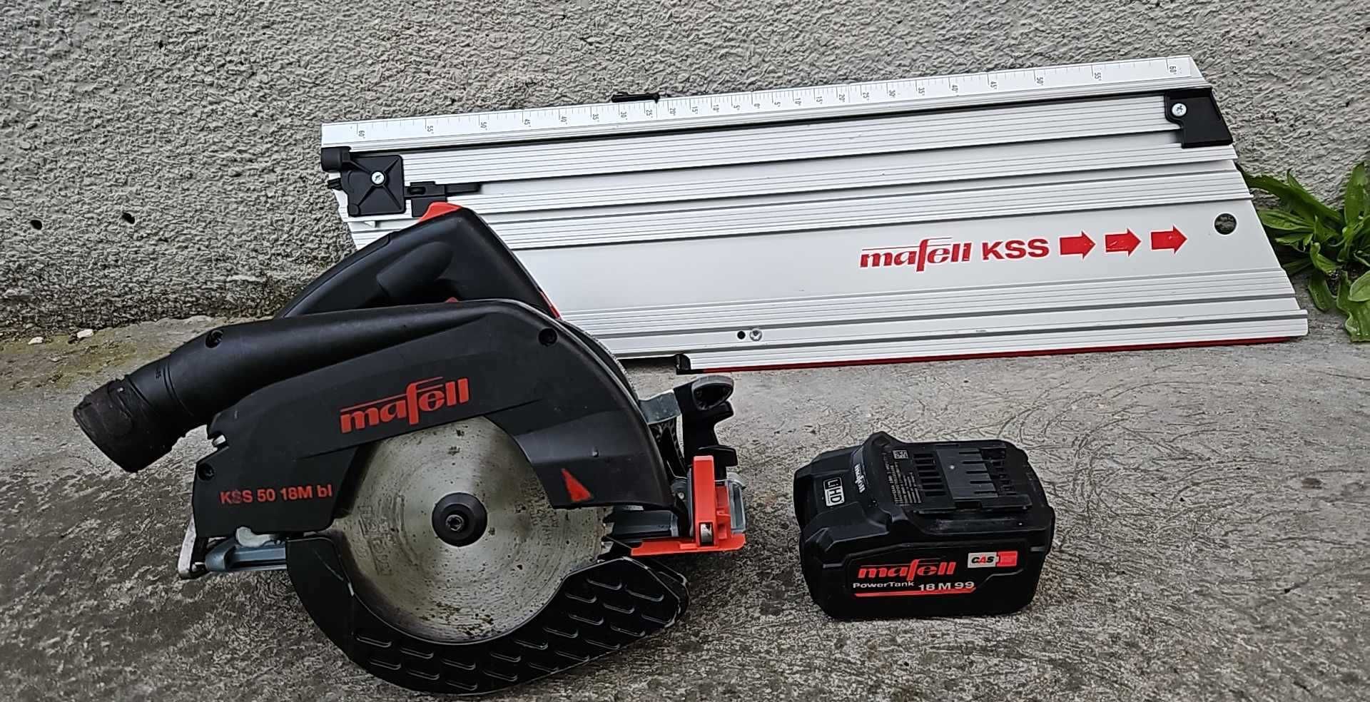 MAFELL KSS 50 18M bl + KSS M pilarka + szyna IDEAŁ!