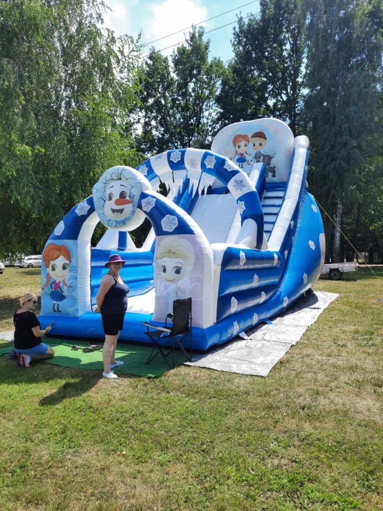 Wynajem zjeżdżalni dmuchanych skakance wata cukrowa popcorn animacje