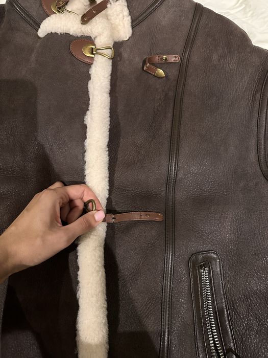 Коричнева дублянка натуральна