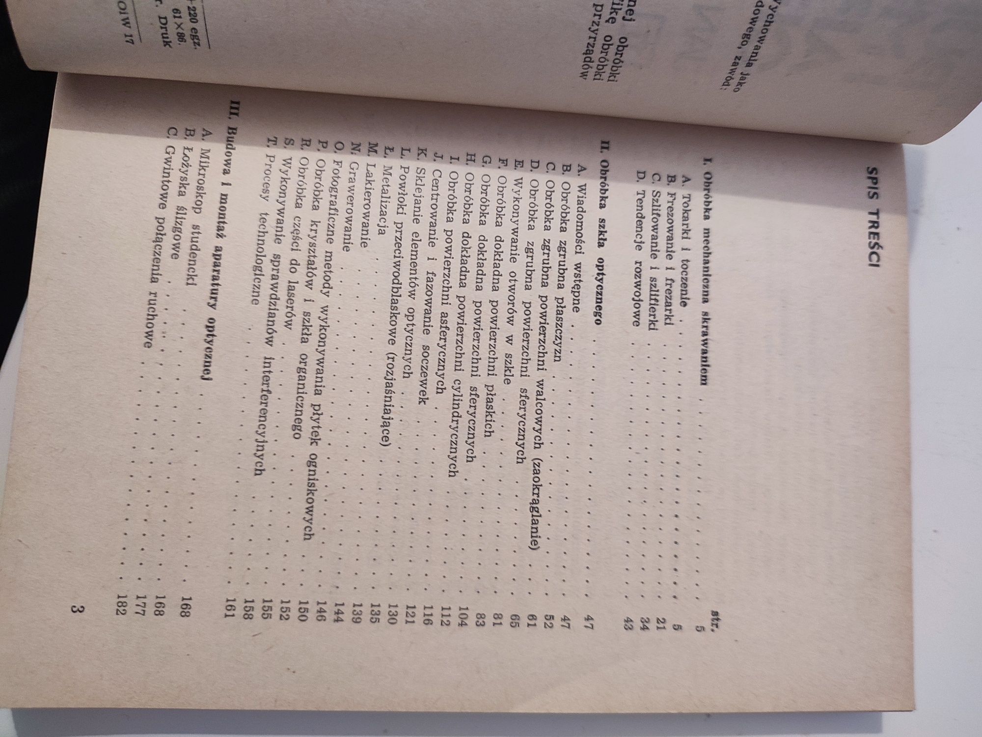 Budowa i montaż armatury optycznej. Szymański.