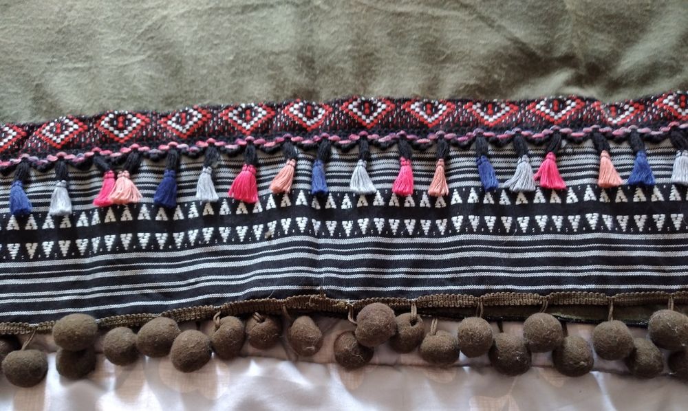 Echarpe de inspiração oriental