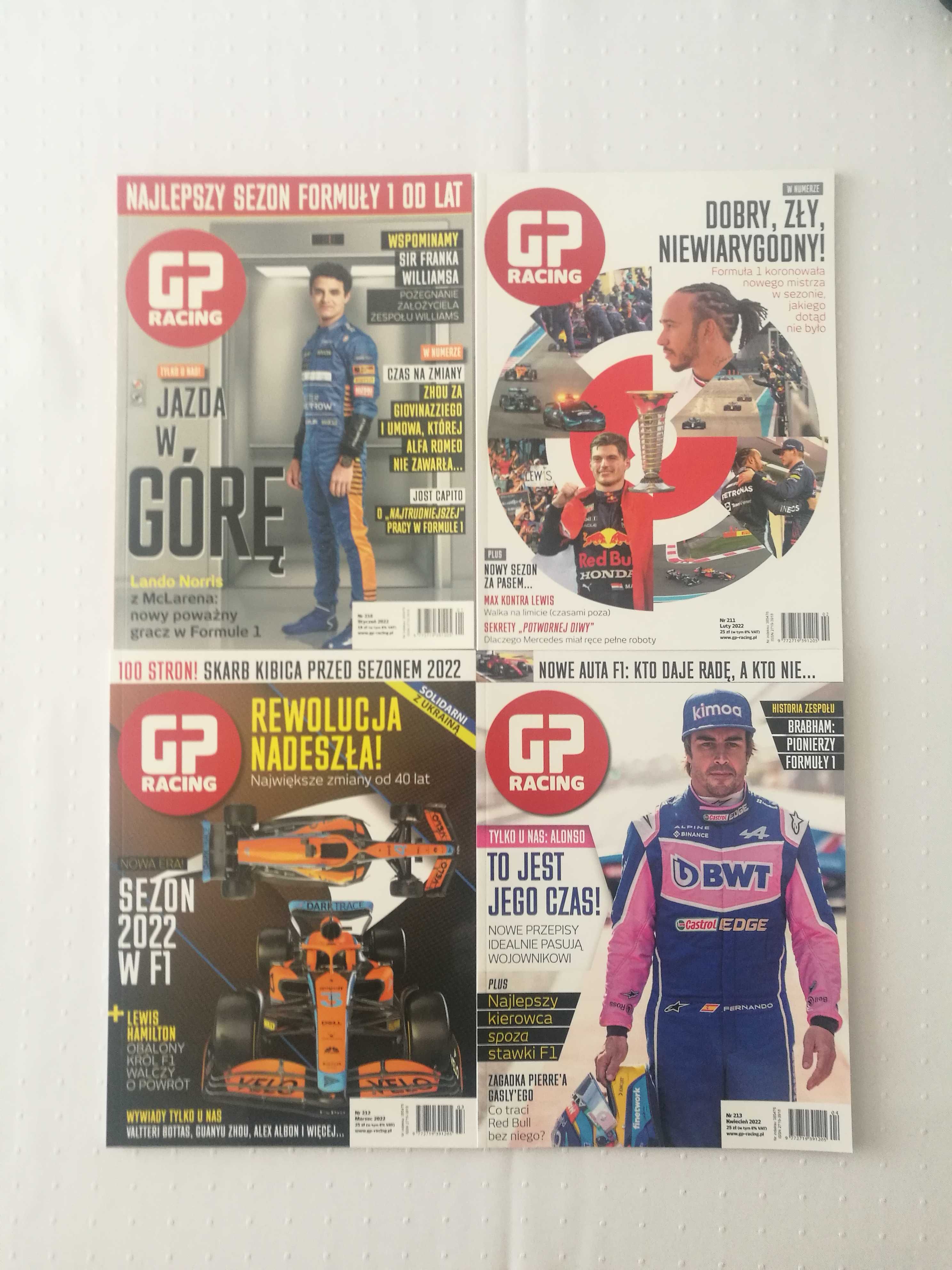 GP Racing magazyn 8 numerów z 2022 r.