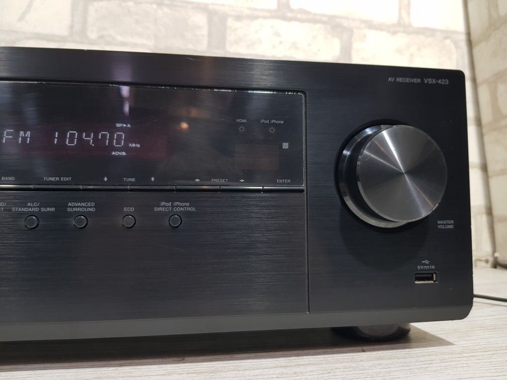 5.1 AV ресивер PIONEER VSX-423,*5x130 Вт, HDMI, USB, б/у з Німеччини