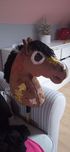 hobby horse z kijem a3 gniady