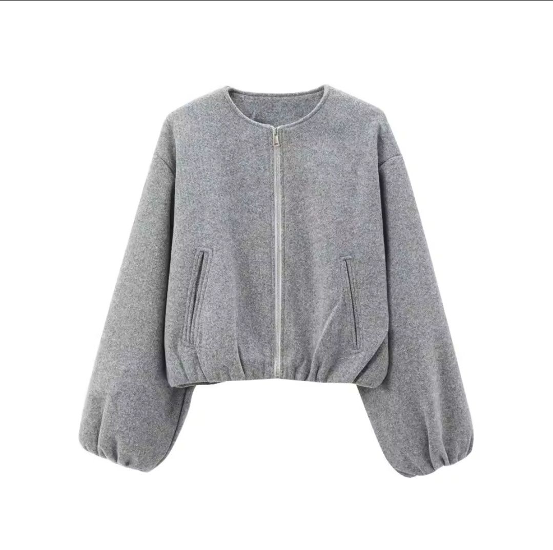 Сірий бомбер як zara, куртка, пальто