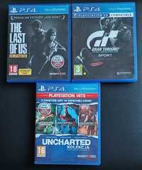Gry Playstation PS4 /5 The last of us Gran Turismo Sport Uncharted 1-3