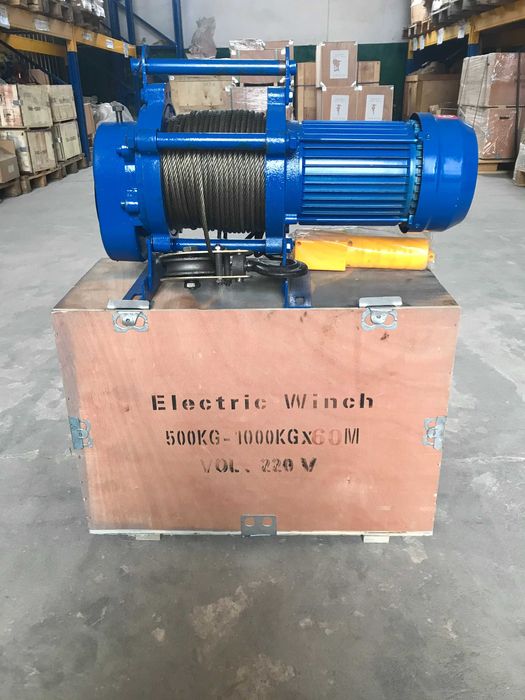 ЛЕБІДКА 500/1000кг , 220В | Электро лебедка| РОЗПРОДАЖ !