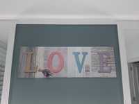 Quadro com letras