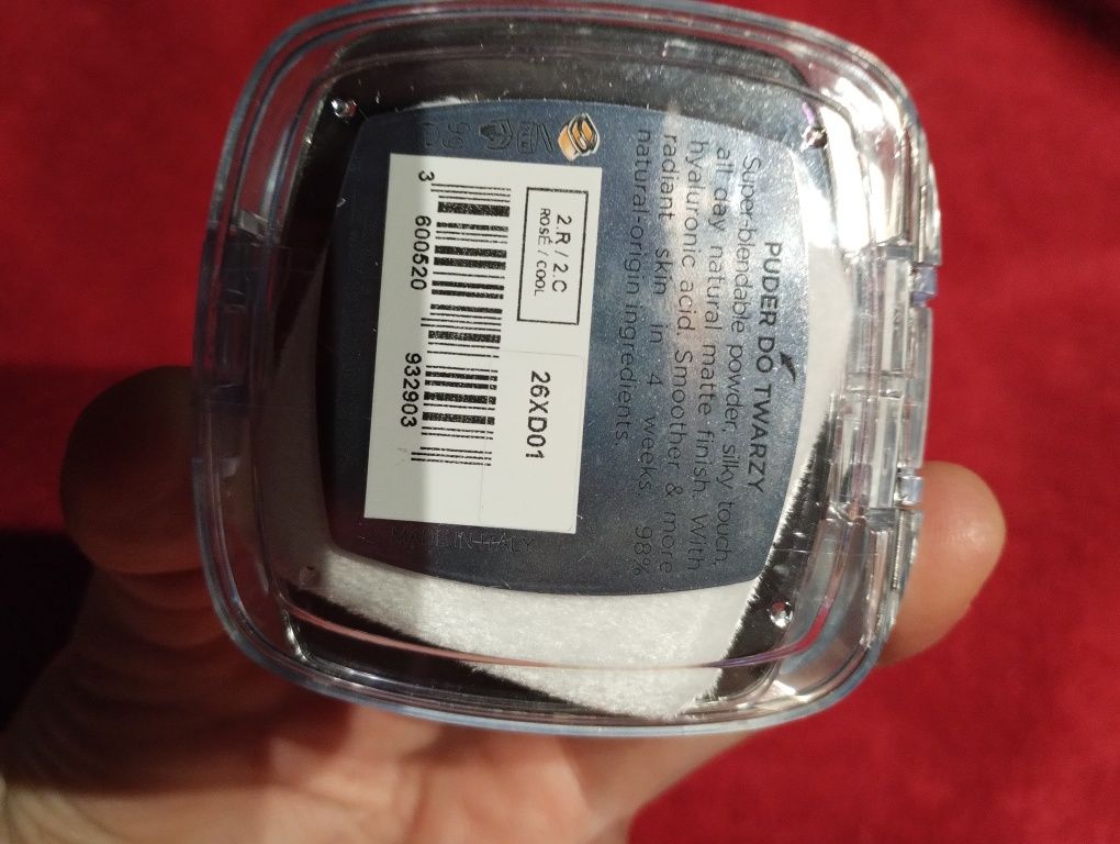 Podkład do twarzy matujący z gąbką L'Oreal true match 2R/2C
