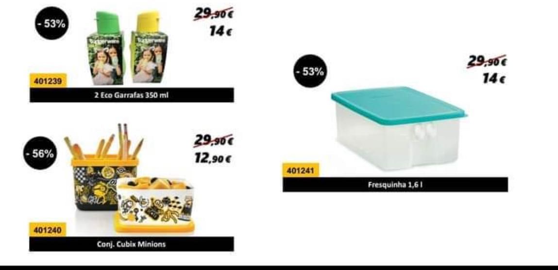 Tupperwares novos