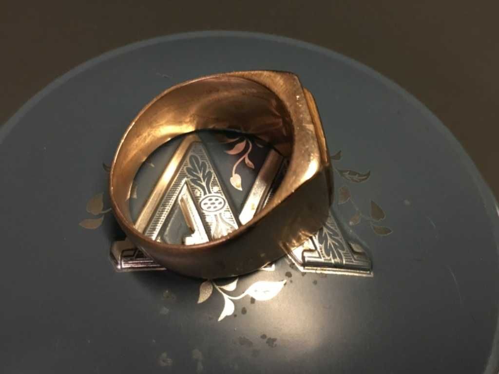 Sygnet CCCP Różowe Złoto 14K (12,37g)