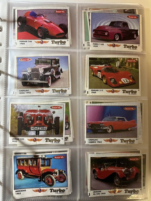 Вкладыши Turbo Classic 1-70 (полная коллекция)