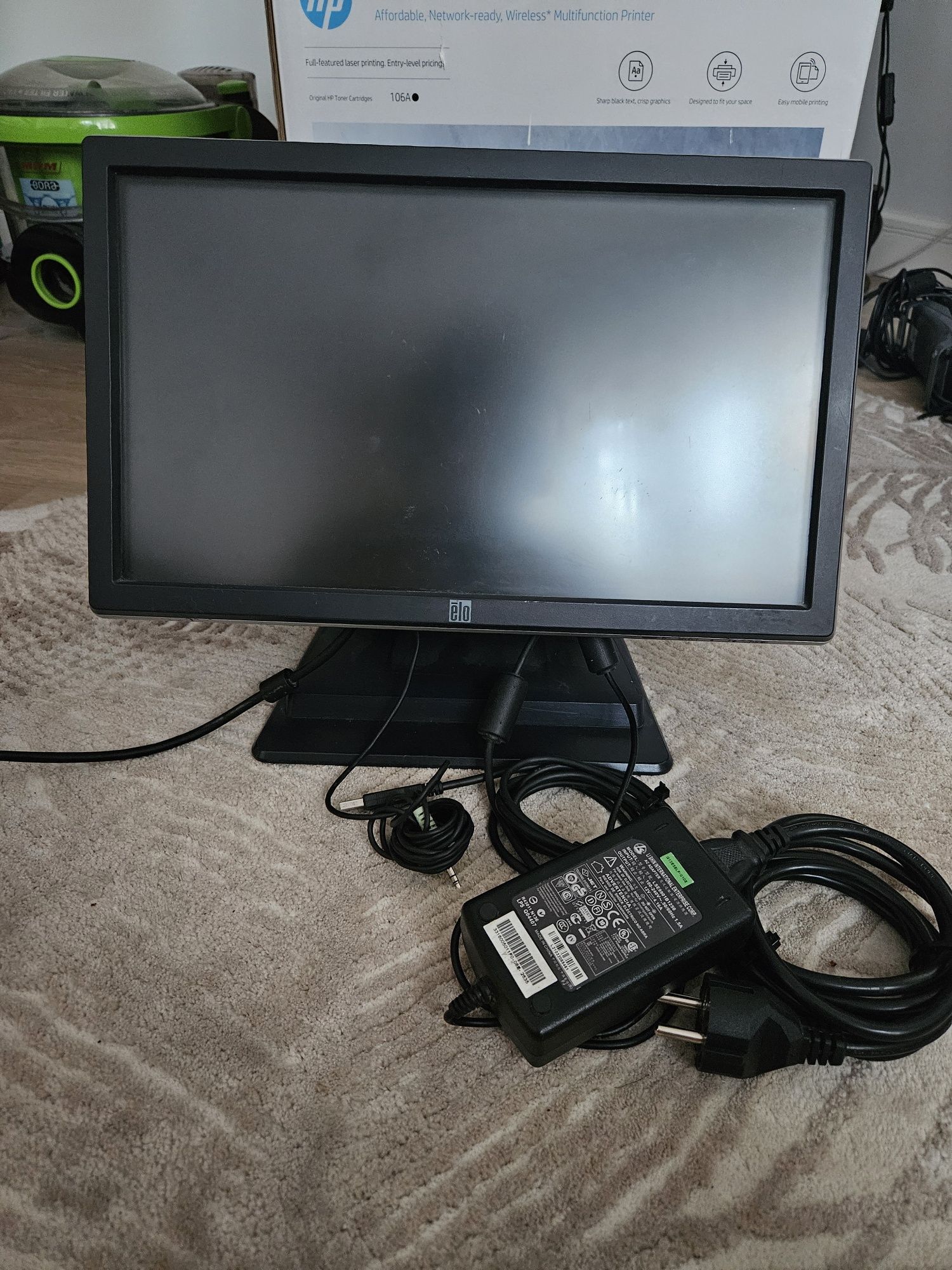 Zestaw terminal POS do sklepu, komputer Dell monitor dotykowy Elo