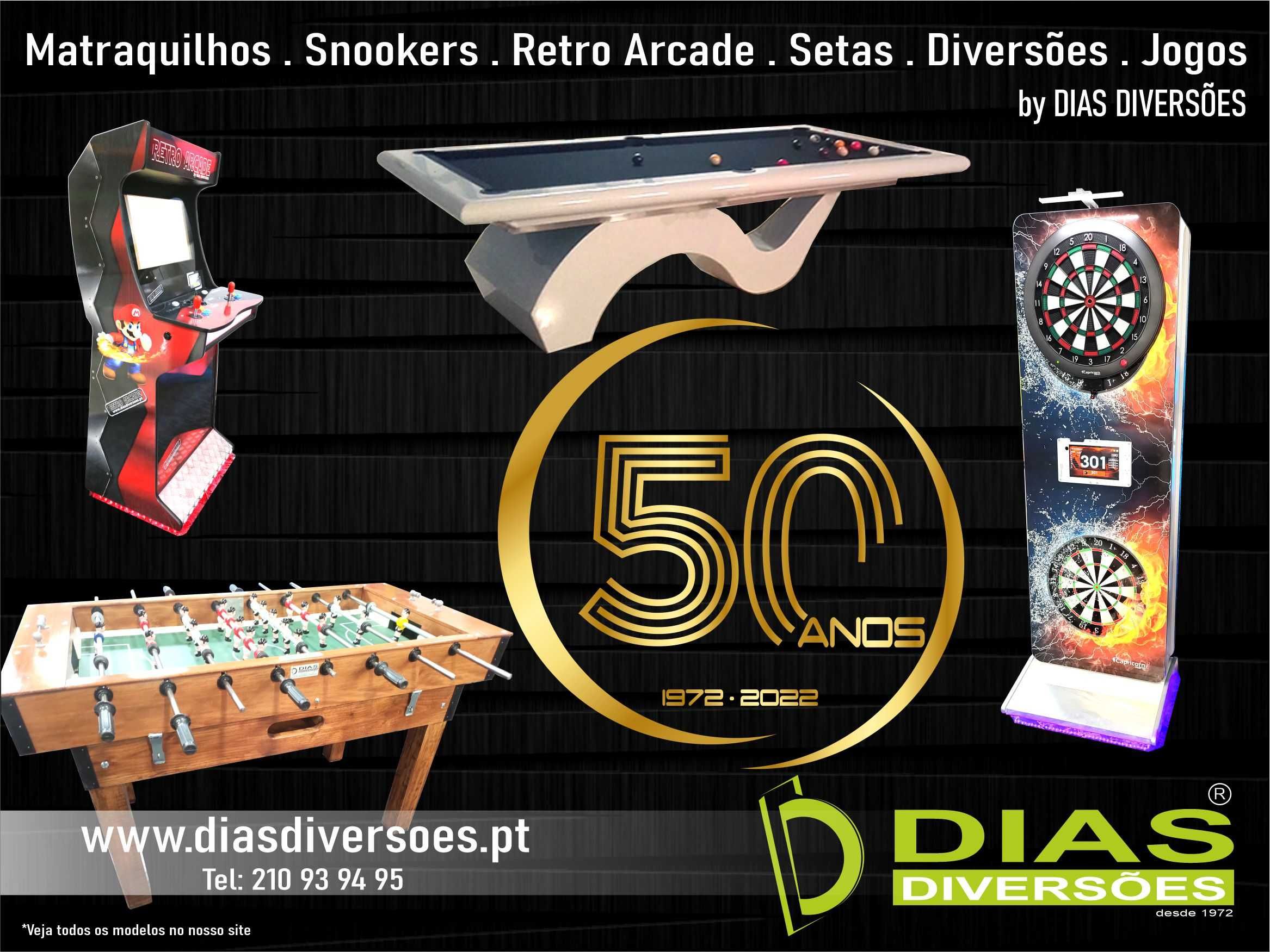 Snooker/Bilhar modelo "Funchal" - NOVOS - (da fábrica para sua casa)