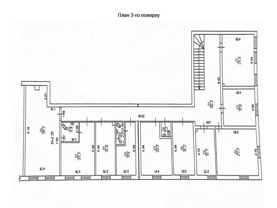 Оренда офісних приміщень на бульварі Шевченка площею 272 м.кв.