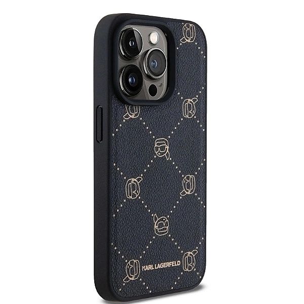 Etui Karl Lagerfeld Magsafe Karl Head na iPhone 15 Pro - czarne