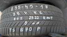 235/45/18 98V XL CONTINENTAL Ts 870p 8 mm dot 2322