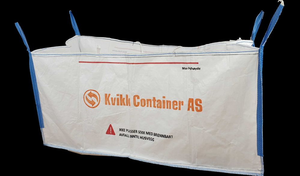 Worek typu Big Bag o wymiarach 100x220x100cm i ładowności 1000kg