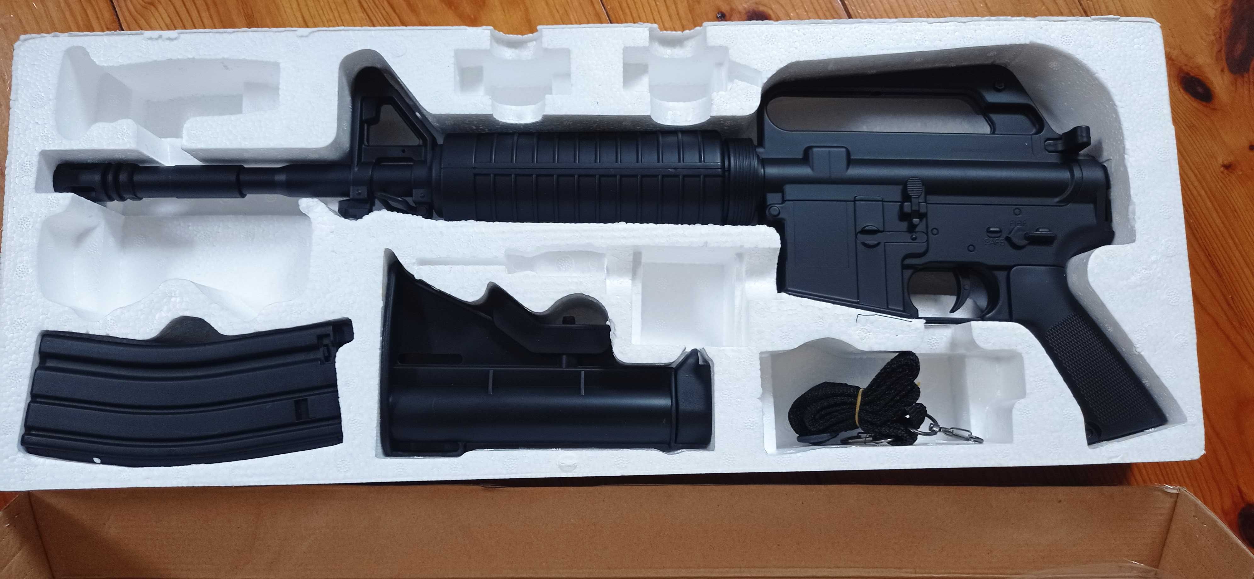 Shotgun e Pistola de MOLA e M4, Novo Airsoft Full Metal