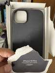 Capa em tecido preta  APPLE NOVA iphone 15 plus