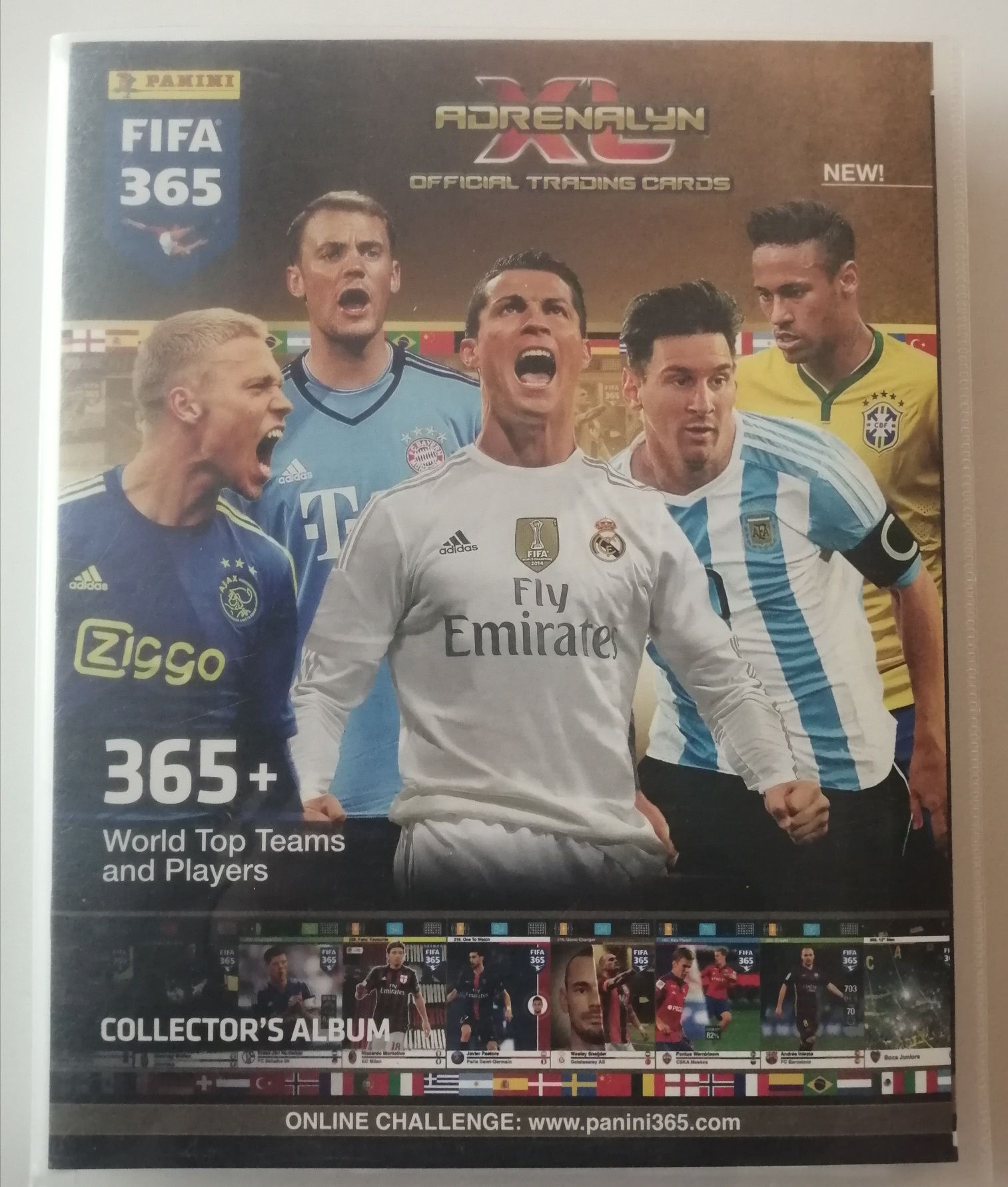 Album Panini FIFA 365 15/16 364 karty plus 19 Limited