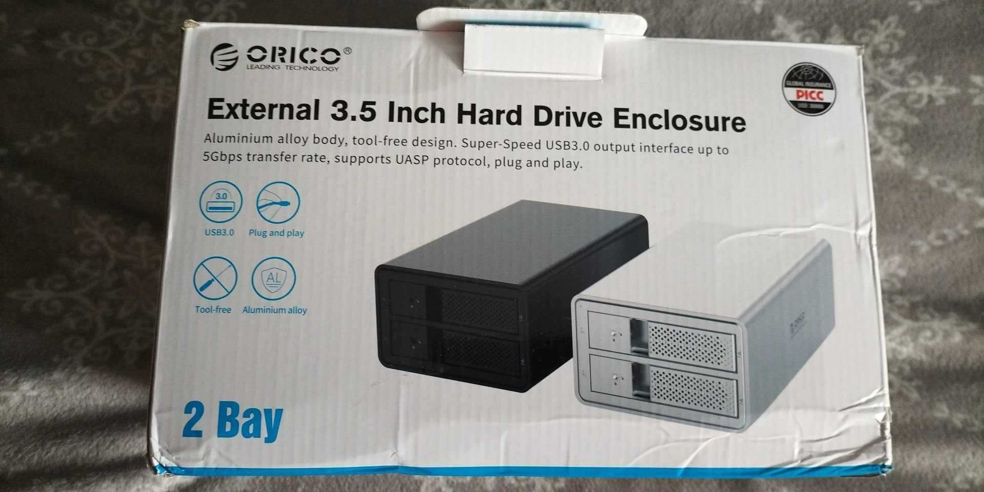 ORICO obudowa adapter kieszeńUSB 3.0 STACJA NA DYSKI HDD SSD 2,5 3,5